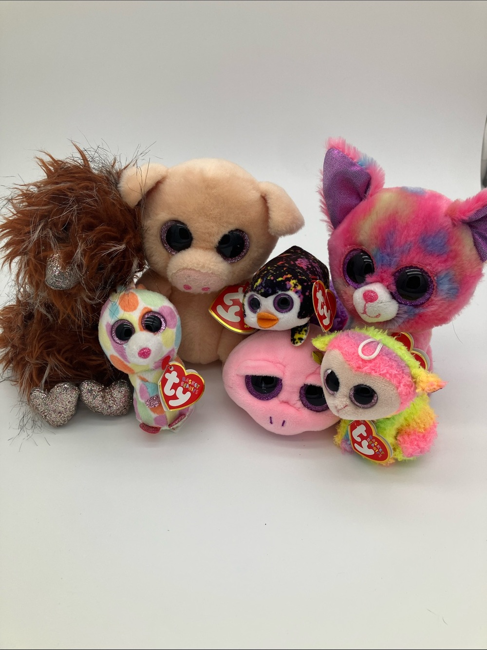 Ty Beanie Boos Plush Toy Lot Assorted Stuffed Animals Collection With Swing Tags